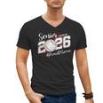Proud Mama Of A 2026 Senior Baseball Graduation Mom Men's V-Neck T-Shirt Proud Mama Of A 2026 Senior Baseball Graduation Mom Men's V-Neck T-Shirt