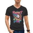 Respect The Drip Baseball Drip Glove Youth Boys Girls Player Men's V-Neck T-Shirt Respect The Drip Baseball Drip Glove Youth Boys Girls Player Men's V-Neck T-Shirt