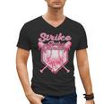 Strike Out Breast Cancer Baseball Drip For Boys Youth Men's V-Neck T-Shirt Strike Out Breast Cancer Baseball Drip For Boys Youth Men's V-Neck T-Shirt