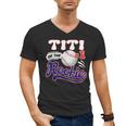 Titi Rookie Of Year 1st Birthday Baseball Theme Matching Men's V-Neck T-Shirt Titi Rookie Of Year 1st Birthday Baseball Theme Matching Men's V-Neck T-Shirt
