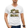 100 Days Of School Baseball Camo School Teacher Boy Men's V-Neck T-Shirt 100 Days Of School Baseball Camo School Teacher Boy Men's V-Neck T-Shirt