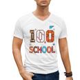 Baseball Football Basketball I Survived 100 Days Of School Men's V-Neck T-Shirt Baseball Football Basketball I Survived 100 Days Of School Men's V-Neck T-Shirt