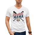 Baseball Mama Squad Proud Sports Mom Game Day Men's V-Neck T-Shirt