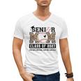 Baseball Senior Class Of 2027 Senior 2027 Graduation Women Men's V-Neck T-Shirt Baseball Senior Class Of 2027 Senior 2027 Graduation Women Men's V-Neck T-Shirt
