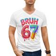 Bruh 67 Baseball Drip Number 67 Player 67th Birthday Men's V-Neck T-Shirt Bruh 67 Baseball Drip Number 67 Player 67th Birthday Men's V-Neck T-Shirt