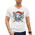 Christmas Baseball Drip For Boys Kids Ice Cream Drip Men's V-Neck T-Shirt Christmas Baseball Drip For Boys Kids Ice Cream Drip Men's V-Neck T-Shirt