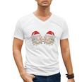 Stop Staring At My Balls Comedy Christmas Baseball Men's V-Neck T-Shirt Stop Staring At My Balls Comedy Christmas Baseball Men's V-Neck T-Shirt