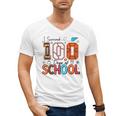 I Survived 100 Days Baseball Football Basketball School Kids Men's V-Neck T-Shirt I Survived 100 Days Baseball Football Basketball School Kids Men's V-Neck T-Shirt