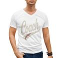 Vintage Baseball Coach Men's V-Neck T-Shirt Vintage Baseball Coach Men's V-Neck T-Shirt