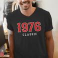 50 Year Old 1976 Classic Baseball Fan 50th Birthday Men's V-Neck T-Shirt 50 Year Old 1976 Classic Baseball Fan 50th Birthday Men's V-Neck T-Shirt