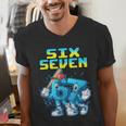 67 Six Seven 6-7 Italian Brainrot Kids Baseball Meme Men's V-Neck T-Shirt 67 Six Seven 6-7 Italian Brainrot Kids Baseball Meme Men's V-Neck T-Shirt