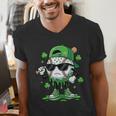 Baseball Drip Ice Cream Shamrock Kids Boy St Patrick’s Day Men's V-Neck T-Shirt Baseball Drip Ice Cream Shamrock Kids Boy St Patrick’s Day Men's V-Neck T-Shirt