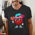 Baseball Drip Ice Cream Valentines Day Baseball Sport Boys Men's V-Neck T-Shirt Baseball Drip Ice Cream Valentines Day Baseball Sport Boys Men's V-Neck T-Shirt