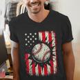 Ice Cream Baseball Drip Respect The Drip Youth Boy Baseball Men's V-Neck T-Shirt Ice Cream Baseball Drip Respect The Drip Youth Boy Baseball Men's V-Neck T-Shirt