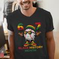 Six Seven History Month Baseball Drip Sports Men's V-Neck T-Shirt Six Seven History Month Baseball Drip Sports Men's V-Neck T-Shirt