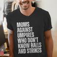 Women's Moms Against Umpires Parents Mom Baseball Sarcastic Men's V-Neck T-Shirt Women's Moms Against Umpires Parents Mom Baseball Sarcastic Men's V-Neck T-Shirt