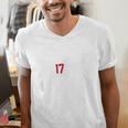 Lovers Baseball Goat 17 Apparel Men Women Kids Men's V-Neck T-Shirt