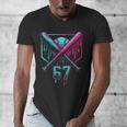 67 Baseball Drip Six Seven Gen Alpha Slag Men's V-Neck T-Shirt 67 Baseball Drip Six Seven Gen Alpha Slag Men's V-Neck T-Shirt