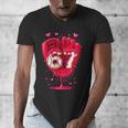 Baseball Drip Ice Cream Valentine Youth Boys Girls Sport Men's V-Neck T-Shirt Baseball Drip Ice Cream Valentine Youth Boys Girls Sport Men's V-Neck T-Shirt