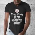 Bear Baseball Shirt For Players Fans And Moms Men's V-Neck T-Shirt
