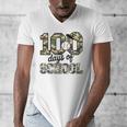 100 Days Of School Camo Baseball Camouflage For Kids Men's V-Neck T-Shirt 100 Days Of School Camo Baseball Camouflage For Kids Men's V-Neck T-Shirt