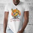 Bananas Baseball Sunset Retro Fruit Sports Boys Kids Men Premium Tri-Blend Men's V-Neck T-Shirt Bananas Baseball Sunset Retro Fruit Sports Boys Kids Men Premium Tri-Blend Men's V-Neck T-Shirt