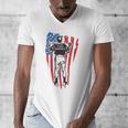 US Flag Baseball Player Batter Sport Lover Team Coach Family Men's V-Neck T-Shirt US Flag Baseball Player Batter Sport Lover Team Coach Family Men's V-Neck T-Shirt