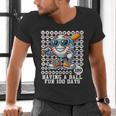 100 Days Of School Boys Baseball 100th Day Of School Kids Men's V-Neck T-Shirt 100 Days Of School Boys Baseball 100th Day Of School Kids Men's V-Neck T-Shirt