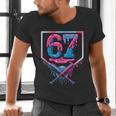 67 Six Seven Baseball Ice Cream Drip Cool Meme 67 Men's V-Neck T-Shirt 67 Six Seven Baseball Ice Cream Drip Cool Meme 67 Men's V-Neck T-Shirt
