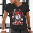 Baseball Drip Icecream Apparel Youth Boy Valentine Men's V-Neck T-Shirt Baseball Drip Icecream Apparel Youth Boy Valentine Men's V-Neck T-Shirt