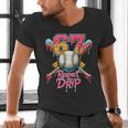 Baseball Drip Number 67 Player Sport For Men Women Kids Men's V-Neck T-Shirt Baseball Drip Number 67 Player Sport For Men Women Kids Men's V-Neck T-Shirt