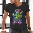 Baseball Ice Cream Drip Boys And Girls Batter Game Day Men's V-Neck T-Shirt