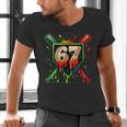 Baseball Six Seven 67 Meme Ice Cream Drip Xmas Men Women Men's V-Neck T-Shirt
