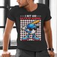 I Hit 100 Days Of School Baseball Player Kids Boys Son Men's V-Neck T-Shirt I Hit 100 Days Of School Baseball Player Kids Boys Son Men's V-Neck T-Shirt