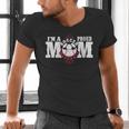 I'm a Proud Soccer Baseball Mom Men's V-Neck T-Shirt
