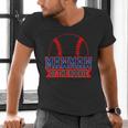 Mawmaw Rookie Of Year 1st Birthday Baseball Theme Matching Men's V-Neck T-Shirt Mawmaw Rookie Of Year 1st Birthday Baseball Theme Matching Men's V-Neck T-Shirt