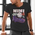 Mimi Rookie Of Year 1st Birthday Baseball Theme Matching Men's V-Neck T-Shirt