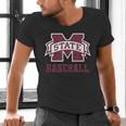 Mississippi State Baseball Bulldogs NCAA MS16 Men's V-Neck T-Shirt Mississippi State Baseball Bulldogs NCAA MS16 Men's V-Neck T-Shirt