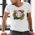 Baseball Christmas Scoreboard Celebration Premium Tri-Blend Men's V-Neck T-Shirt Baseball Christmas Scoreboard Celebration Premium Tri-Blend Men's V-Neck T-Shirt