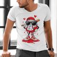 Baseball Drip Ice Cream Sunglasses Boys Youth Kids Valentine Men's V-Neck T-Shirt