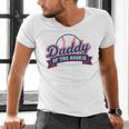 Dad Daddy Of The Rookie Baseball Men's V-Neck T-Shirt Dad Daddy Of The Rookie Baseball Men's V-Neck T-Shirt