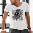 Game Day Baseball Retro Checkered Baseball Men's V-Neck T-Shirt Game Day Baseball Retro Checkered Baseball Men's V-Neck T-Shirt