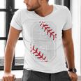 Vintage Baseball 8 Jersey Number 8 Men's V-Neck T-Shirt Vintage Baseball 8 Jersey Number 8 Men's V-Neck T-Shirt