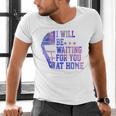 I Will Be Waiting For You At Home Baseball Softball Catcher Men's V-Neck T-Shirt I Will Be Waiting For You At Home Baseball Softball Catcher Men's V-Neck T-Shirt