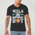 Baseball Ice Cream Drip Wela Of The Birthday Boy Men's V-Neck T-Shirt