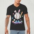 Baseball Ice Cream Drip Youth Boys Cute Easter Sports Men's V-Neck T-Shirt