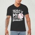 My Senior Baseball Senior Mom 2026 Baseball Senior Mama Men's V-Neck T-Shirt My Senior Baseball Senior Mom 2026 Baseball Senior Mama Men's V-Neck T-Shirt
