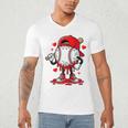 Baseball Drip Icecream Apparel Youth Boy Valentine Raglan Baseball Tee Men's V-Neck T-Shirt