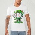 Boys St Patrick’s Day Baseball Drip Ice Cream Apparel Youth Men's V-Neck T-Shirt Boys St Patrick’s Day Baseball Drip Ice Cream Apparel Youth Men's V-Neck T-Shirt