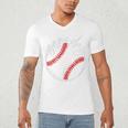 Game Day Baseball Baseball Lovers Softball Life Mom Premium Tri-Blend Men's V-Neck T-Shirt